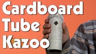 Make a Cardboard Tube Kazoo  The Friday Zone [upl. by Mohammed]