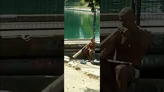 Aboriginal Didgeridoo with Tapping Rhythm Sticks [upl. by Neysa]