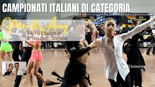 CAMPIONATI ITALIANI DI CATEGORIA FIDS 2023  1415 anni  Classe A  1° Turno  Samba [upl. by Gorges192]