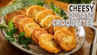 Cheesy Potato Croquettes [upl. by Anahtor]