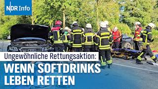 Schwerer Unfall in Niedersachsen Ungewöhnliche Rettungsaktion mit Limo und Cola  NDR Info [upl. by Brendon]