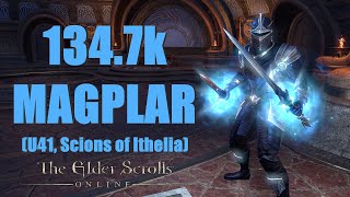 ESO  Magicka Templar 1347k PvE DPS Build  U41 Scions of Ithelia [upl. by Lubbock]