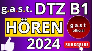 Hören 2024 B1 Prüfung Übungssatz  TELC DTZ 2024 TEST [upl. by Ennairam]