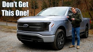 The 2022 Ford F150 Lightning is a Great Value IF You Get the Right Trim [upl. by Tabatha]