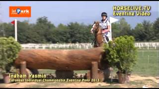 Ingham Yasmin  Cross and jumping of New European Championship Eventing Pony 2013 [upl. by Akit]