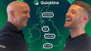 How Well Do YOU Know the UK  Postcode Edition  Quickline Couriers [upl. by Yetsirhc492]