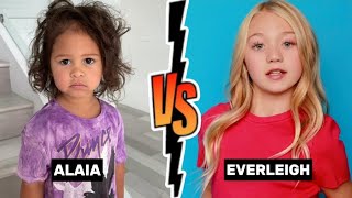 Alaia McBroom The Ace Family Vs Everleigh Rose The LaBrant Family Lifestyle Comparison [upl. by Neesay]