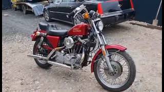 Harley davidson xlh 1000 sound [upl. by Lartnom205]