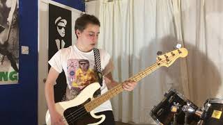 Stiff Little Fingers  Barbed Wire Love  Bass Cover [upl. by Standice30]