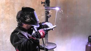 Stick Welding Tips for a 4g Overhead Weld Test [upl. by Rodablas]