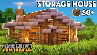 Minecraft How to Build a Storage House [upl. by Lerad291]