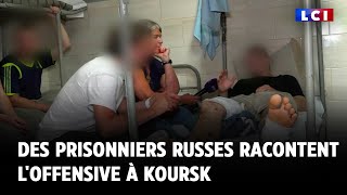 LCI sur le terrain en Ukraine  des prisonniers russes racontent loffensive à Koursk [upl. by Zampardi]