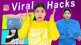 Testing Out Viral Instagram Hacks  😱 See What HAPPENED   Anishka Khantwaal [upl. by Ayat]