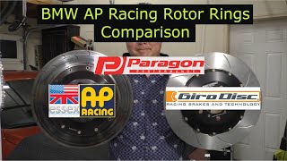 BMW F8x AP Racing Replacement Rotor Rings Comparison [upl. by Asillim]