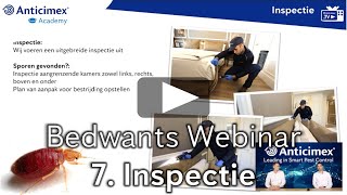 Bedwants webinar 7 Inspectie bij Bedwantsen overlast [upl. by Neils201]