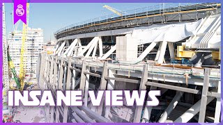 The SENSATIONAL SKYWALK at the NEW Santiago Bernabéu [upl. by Logan]