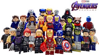 LEGO Avengers Endgame How To Build  Upgrade All Main Characters [upl. by Yahsel]