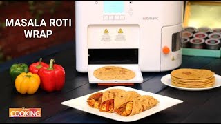 Masala Roti Wrap  Home Cooking [upl. by Nuhsal]