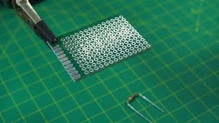 How to hold throughhole components before soldering [upl. by Oicnerual102]