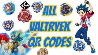 ⚔️All Valtryek QR Codes UPDATED April 2022  BEYBLADE BURST APP [upl. by Enella456]