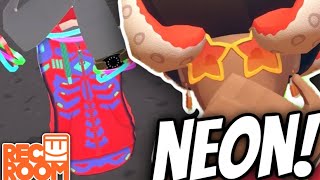 Rec Room NEW Neon Cyber Skeleton Hoodie Item Bug [upl. by Ayifas649]