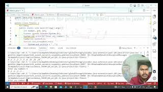 Java program to print Fibonacci Series  KTech Bhilwara [upl. by Asillim]