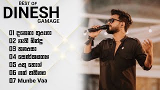 BEST OF DINESH GAMAGE  mind relaxing And heart touching songs collection 💐🍃🤍 [upl. by Nairod]