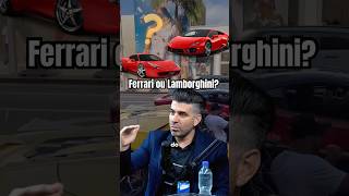 Ferrari ou Lamborghini  shorts ferrari lamborghini cortespodcast [upl. by Yordan71]