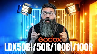 Godox LED Panels LDX50 Bi  50R amp LDX100 Bi  100R [upl. by Assirt]