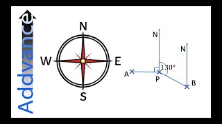 Bearings  GCSE Maths  Addvance Maths 😊➕ [upl. by Haelat]