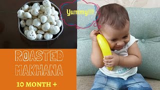 ഇതു കുട്ടികൾക്ക് കൊടുത്തു നോക്കൂ  Roasted Makhana Recipe for Babies  Baby Travel Food [upl. by Nnuahs]