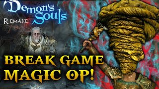 Demons Souls PS5  Game Breaking Magic Build NEW [upl. by Katharyn]