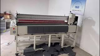 2000mm Geotextile Nonwovens fabric cutting slitting machine roll to sheet cutter slitter machine [upl. by Malita489]