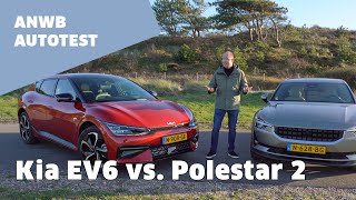 Kia EV6 vs Polestar 2  TESLA CONCURRENTEN ONDER ELKAAR [upl. by Iblok]