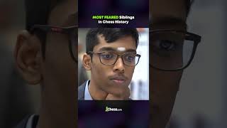 Most feared siblings in chess history ft Praggnanandhaa and Vaishali chess shorts [upl. by Terry]