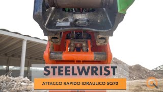 Attacco rapido idraulico Steelwrist SQ 70 [upl. by Ramak]