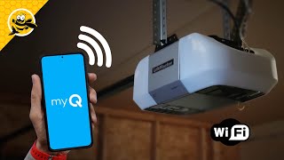 How to Connect Liftmaster Garage Door Opener to WiFi with MyQ app [upl. by Raddy]