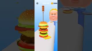 XXL Sandwich 🍔 Make Extra Large Hamburger Cheese Burger part 1578 xxlsandwich viral shortsvideo [upl. by Ranie722]