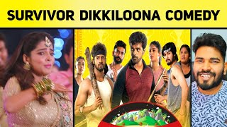 Survivor Zee Tamil Dikkiloona Song Comedy Review Ultimate comedy [upl. by Kcirdek]