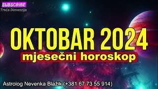 Horoskop za Oktobar 2024  Prognoza za sve znakove Zodijaka [upl. by Ytsanyd]