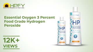 Essential Oxygen 3 Percent Food Grade Hydrogen Peroxide  Get flat 10 Off  Shop Now [upl. by Finnie]