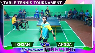 Ikhsan SATELITE vs Angga LINGHAS Table Tennis Championship 2024 Mens Singles Division C [upl. by Kinnie885]