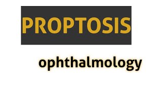 proptosis  causes  management  ophthalmology  English [upl. by Ecinaej57]