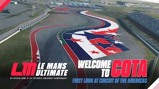 Le Mans Ultimate Welcome to COTA 🦅 [upl. by Nylaehs]