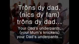 Trons dy Dad  Gwibdaith Hen Frân geiriau  lyrics [upl. by Jangro310]