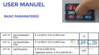 JOG OPERATION USING A DELTA VFD [upl. by Felipe]