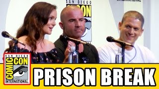 PRISON BREAK Comic Con 2016 Panel  Season 5 Wentworth Miller Dominic Purcell Sarah Wayne Callies [upl. by Bigner]