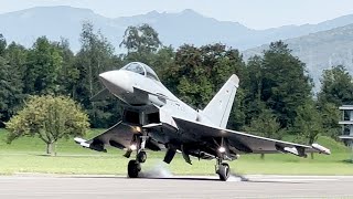 Eurofighter Typhoon 🇩🇪 am ZigAirMeet 2023 ganzes Display Flugshow 4K HDR [upl. by Virgil826]