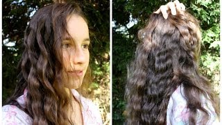 Easy Overnight Heatless Waves [upl. by Halsey770]