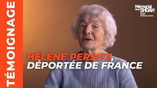 Hélène Persitz déportée de France au camp d’AuschwitzBirkenau [upl. by Booma778]